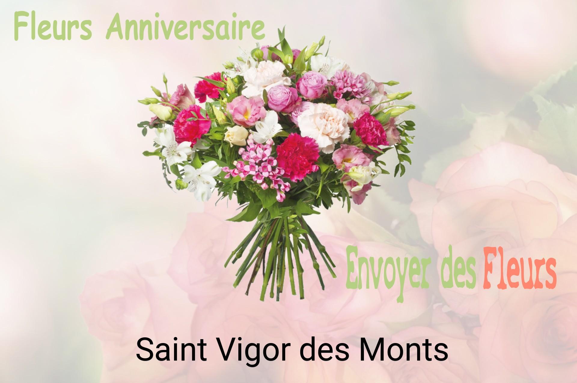 Bouquet de fleurs d’anniversaire livré à Saint-Vigor-des-Monts