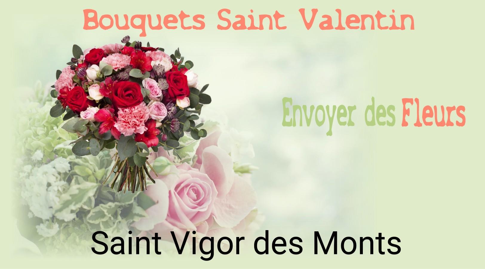 Roses de Saint-Valentin livrées à Saint-Vigor-des-Monts